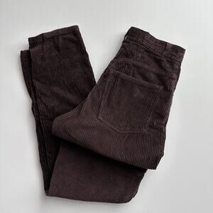 Vintage EXP Jeans Express Corduroy Pants Women’s 5/6 Wide Wale Brown Y2K